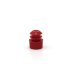 12mm Flange Cap Red 1000/cs