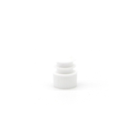 12mm Flange Cap White 1000/cs